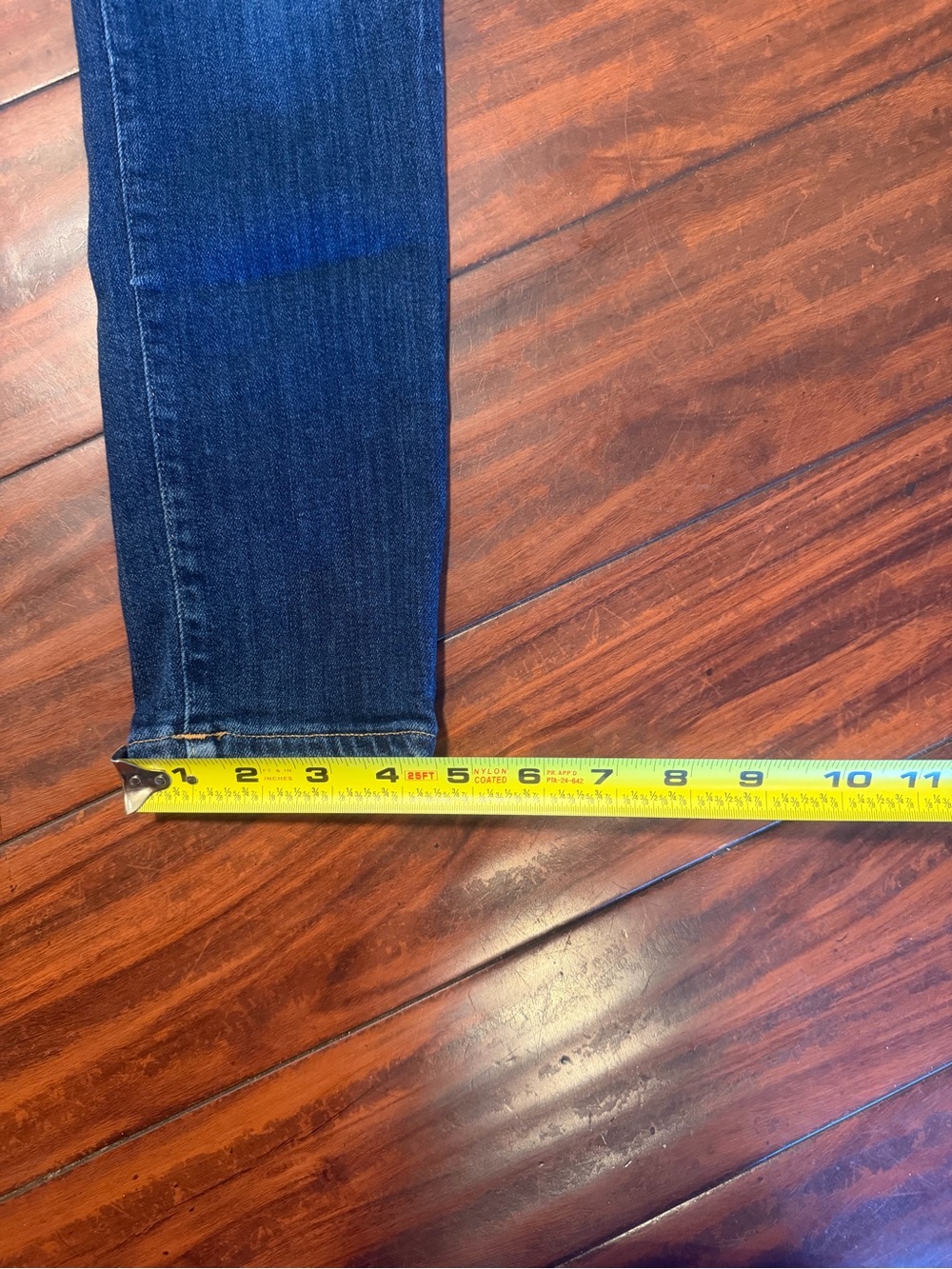 Agolde Indigo Slim High-Rise Skinny Jeans - Picture 3 of 10